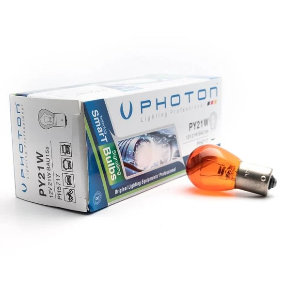 Photon PY21W 12W 93 Amber Şaşı Tırnak Sinyal ürün görseli