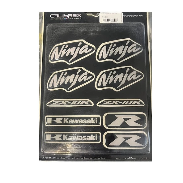 Calibrex Kawasaki Kit Siyah Taban Tank Pad ürün görseli