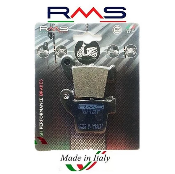 RMS 510-0660 Organik Disk Fren Balata ürün görseli