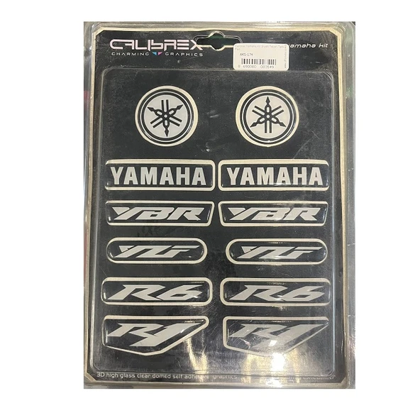 Calibrex Yamaha Kit Siyah Taban Tank Pad ürün görseli