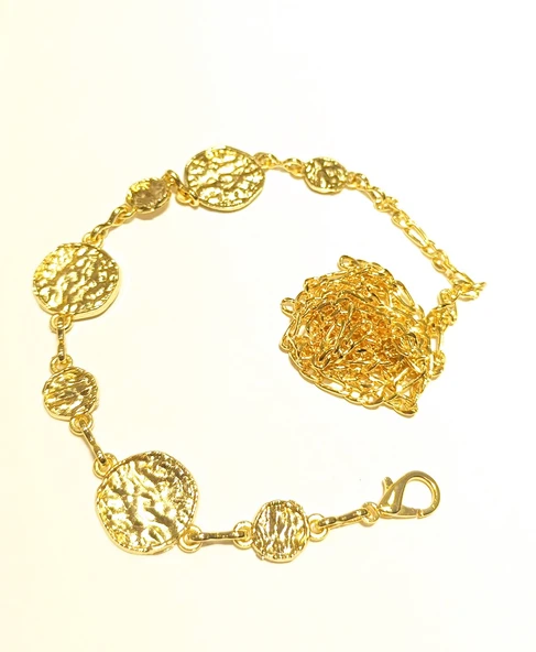 Monalisa Home Sarı Renk Altın Görünümlü Figürlü Bel Zinciri ürün görseli 1