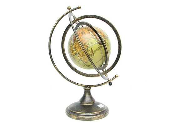 Dünya Küre Yerküre Standlı Zodiac Dekoratif Hediyelik ürün görseli