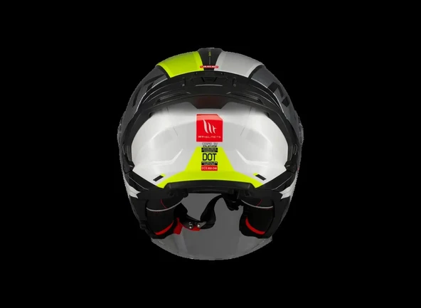 KASK MT COSMO SV SilenceB3 Gloss SARI GÖZLÜKLÜ - Resim 4