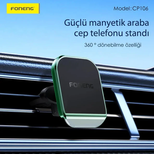 Foneng CP106 Manyetik Araç içi Havalandırma Telefon Tutucu - 2