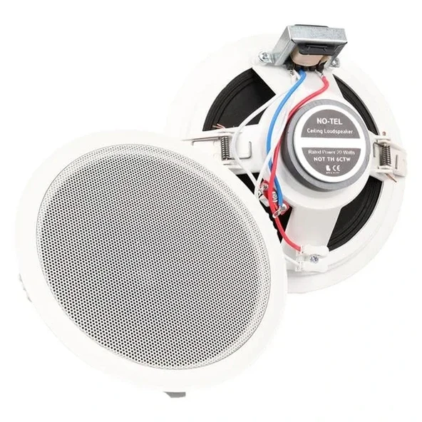 No-tel Th6ctw 6'' 16 Cm 20 Watt Beyaz Alçıpan Trafolu Hoparlör