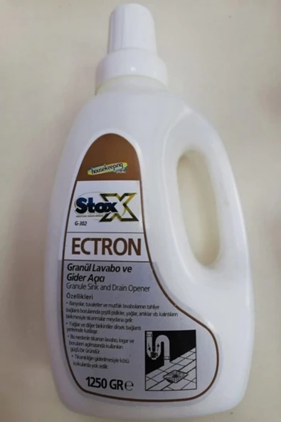 Stox Ectron Lavabo ve Gider Açıcı Granül 1,25 Kg ürün görseli