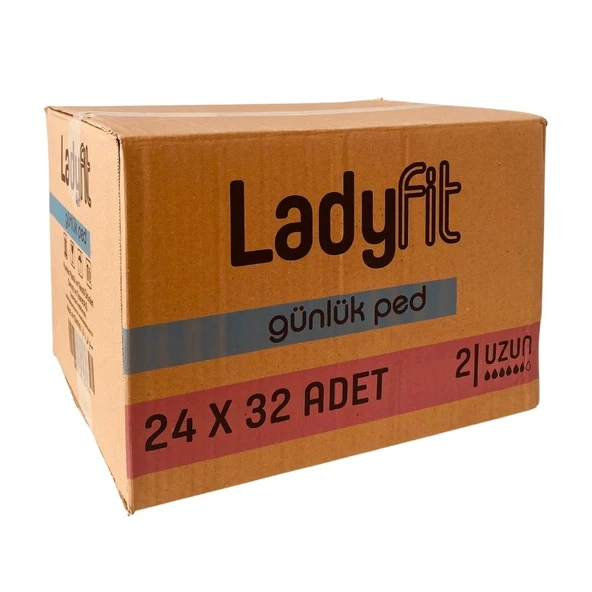 Lady Fit Günlük Ped  No: 2 Uzun 32 lı x 24 Adet - 2