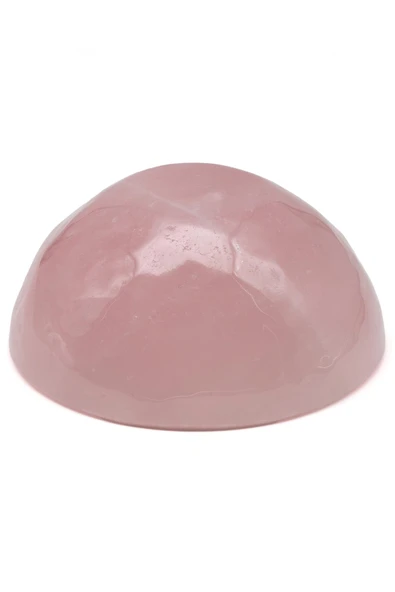 Pembe Kuvars Doğal Taş Kase - 577 Gr. - 3