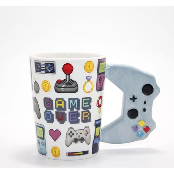 Game Over Porselen Kupa Bardak Alk1252 ürün görseli