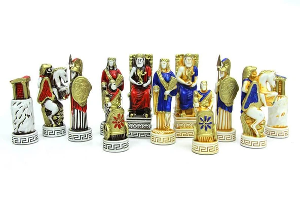 Satranç Taşı Polyester Büyükboy Athena Dekoratif Hediyelik - 5