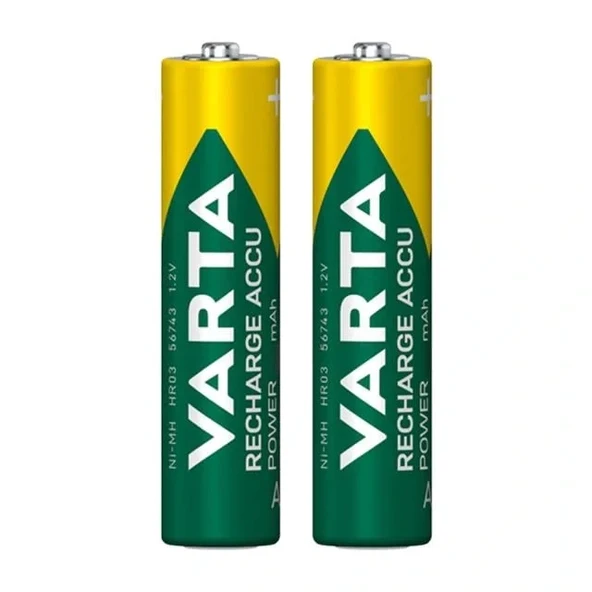 Varta 56703 1.2v 800 Mah Şarjlı Aaa İnce Kalem Pil (2'li Paket) - 2