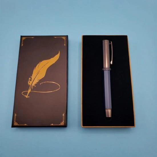 Metal Lacivert Kalem Dekoratif Hediyelik ürün görseli