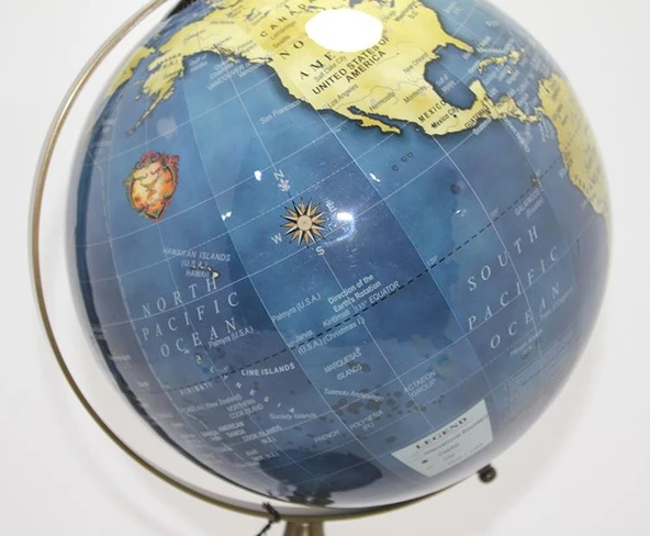 Dünya Yerküre Harita Dekoratif Hediyelik - Resim 2