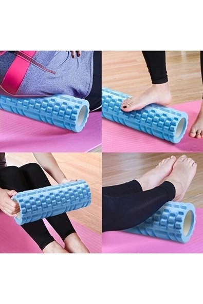 Foam Roller Siyah – Yoğun Egzersiz Sonrası Kas Açıcı Masaj Rulosu ürün görseli