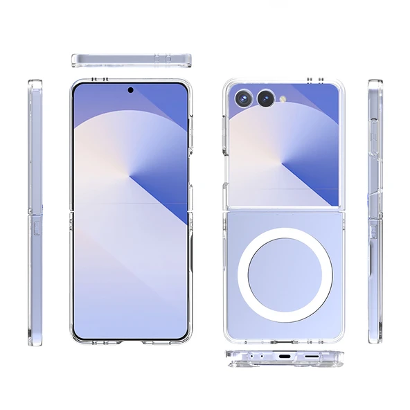 Galaxy Z Flip 7 Kılıf Kamera Korumalı M-safe Sert PC Porto Kılıf - Resim 4