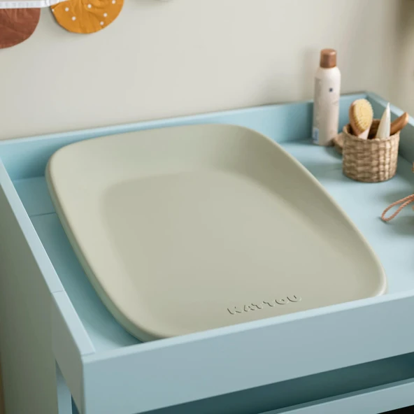 Nattou Softy Alt Değiştirme Minderi 70x50cm Yeşil  Yeşil 0+ Ay