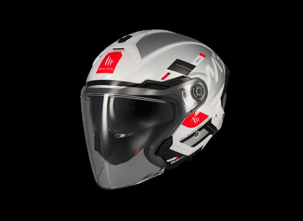 KASK MT COSMO SV Silence A2 Gloss GÜMÜŞ GÖZLÜKLÜ - 2
