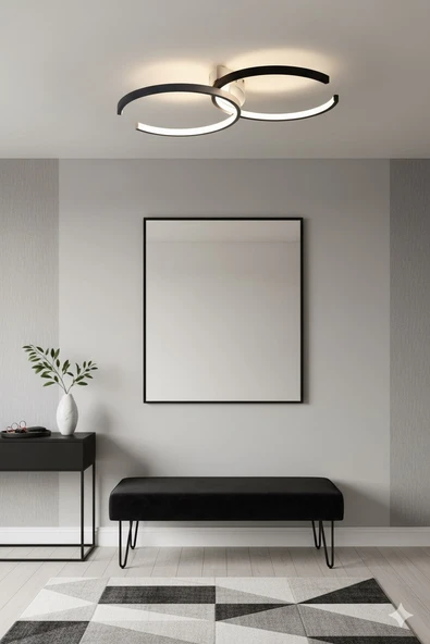 Hol,Antre,Yatak odası,Çocuk Odası İçin C Modern Ledli Avize - 1