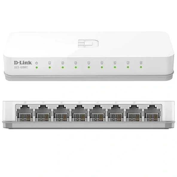 D-link Des-1008c 10/100 Mbps 8 Port Ethernet Switch