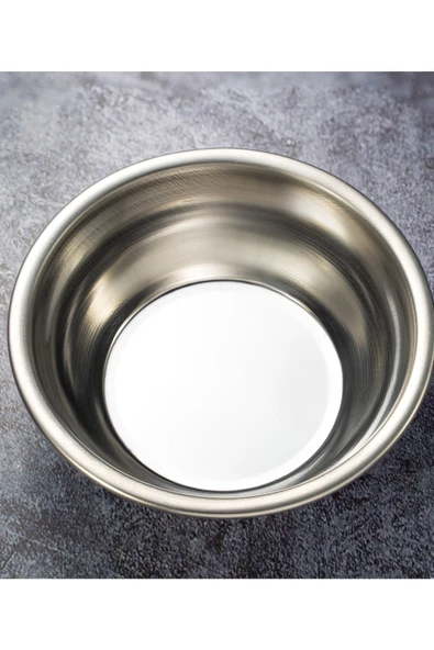 Paslanmaz Çelik Mama Kabı, Kedi,köpek Evcil Hayvan Mama Kap No.1 - 3