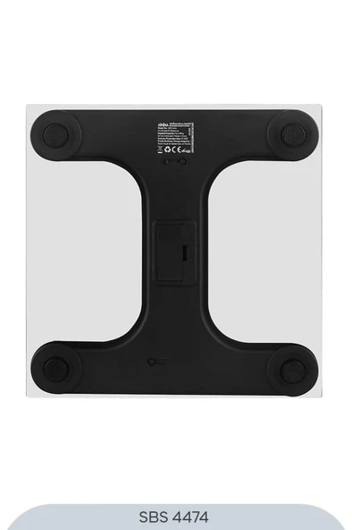 Sinbo SBS-4474 26x26 CM Bluetooth Dijital Yağ Su Kas Vücut Kitle Endeksi Kilo Ölçer Tartı Baskül - 3
