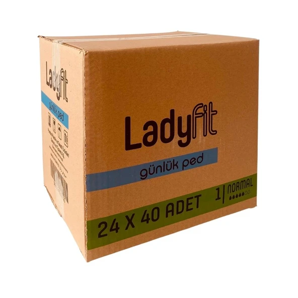 Lady Fit Günlük Ped No: 1 Normal 40 lı x 24 Adet - 2