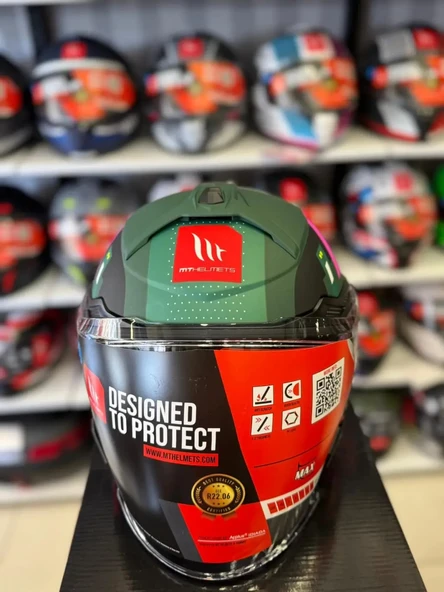 KASK MT COSMO SV SERGIO GARCIA D18 MAT PEMBE/YEŞİL - Resim 3