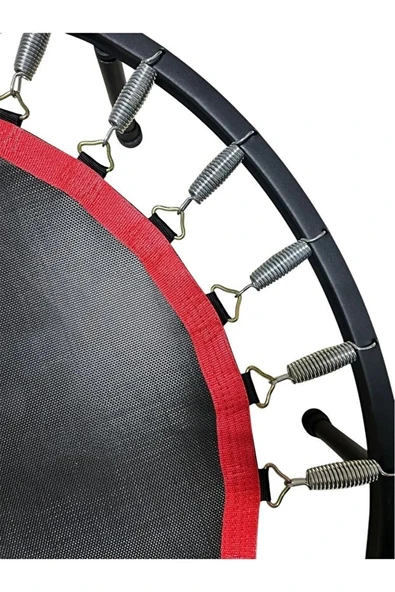 102CM Katlanabilir Trambolin – Taşınabilir Egzersiz Kırmızı Trambolini - 6