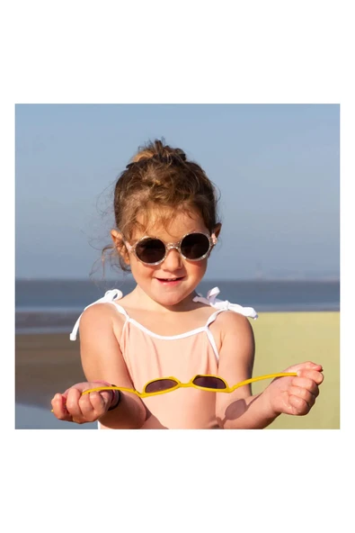 Kietla Rozz Güneş Gözlüğü 6-9 Yaş Glitter  Beyaz-Simli 6-9 Yaş ürün görseli 1