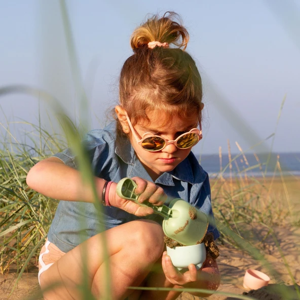 Kietla Ourson Güneş Gözlüğü 2-4 Yaş Peach  Toz Pembe 2-4 Yaş - Resim 5