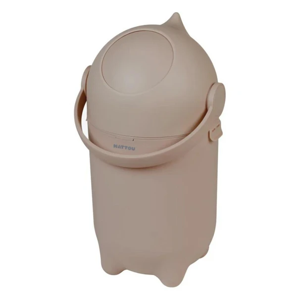 Nattou Dropy Bebek Bezi Çöp Kovası - Kahverengi  Kahverengi