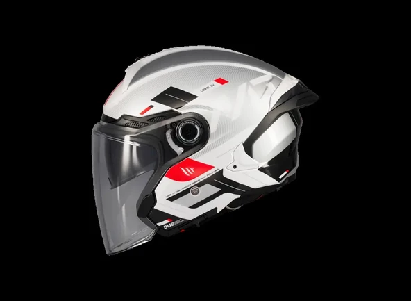 KASK MT COSMO SV Silence A2 Gloss GÜMÜŞ GÖZLÜKLÜ