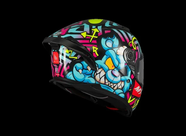 KASK MT BRAKER SV CRAZY TEDDY B7 PARLAK - 2