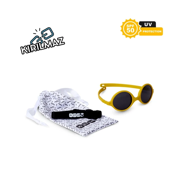 Kietla Diabola 2.0 Güneş Gözlüğü 0-1 Yaş Mustard  Hardal 0-1 Yaş - Resim 3
