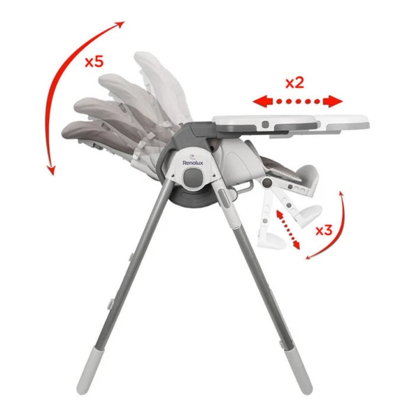 Renolux Sophie La Girafe Mama Sandalyesi So Chic  Bej - 5