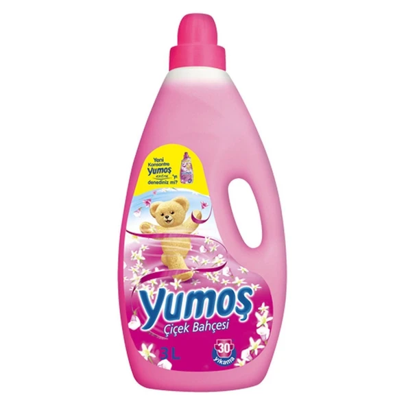 Yumoş Çamaşır Yumuşatıcısı 3 lt Bahar ve Çiçek Bahçesi 2 li - 3