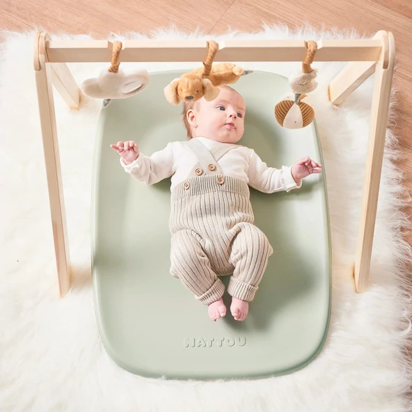 Nattou Softy Alt Değiştirme Minderi 70x50cm Yeşil  Yeşil 0+ Ay - 11