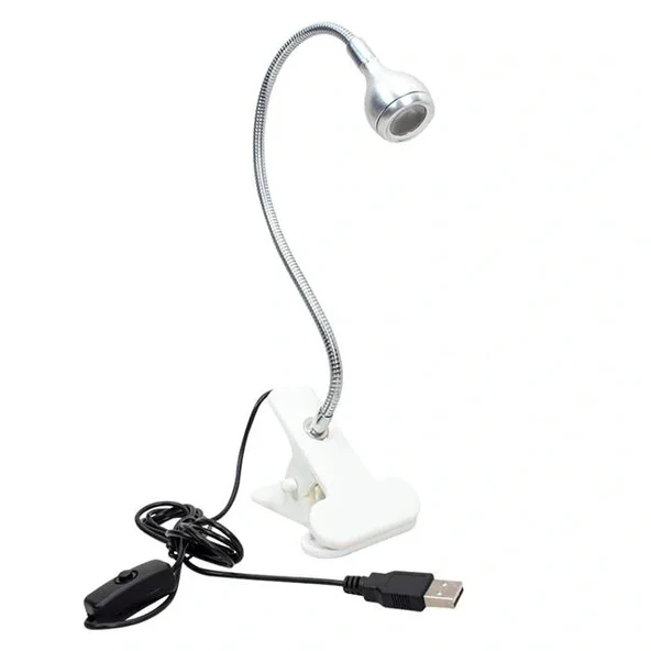 Powermaster Cob Led 5 Volt Usb Beyaz Masa Lambası