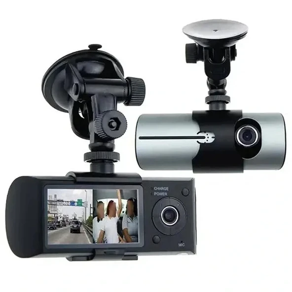 Powermaster R300 Gps Destekli Çift Kameralı Araç İçi Dashcam Dvr Kamera Seti