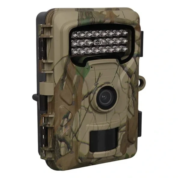 Powermaster Rf06 20mp 24 Led Pır Sensörlü 2.0" Renkli Lcd Ekran 128gb Sd Kart Destekli Fotokapan Kamuflaj Kamera