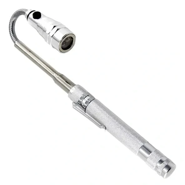 Powermaster Mx-2808 Mıknatıslı 360 Derece Döner Başlıklı 3 Ledli Beyaz Işık El Feneri ürün görseli