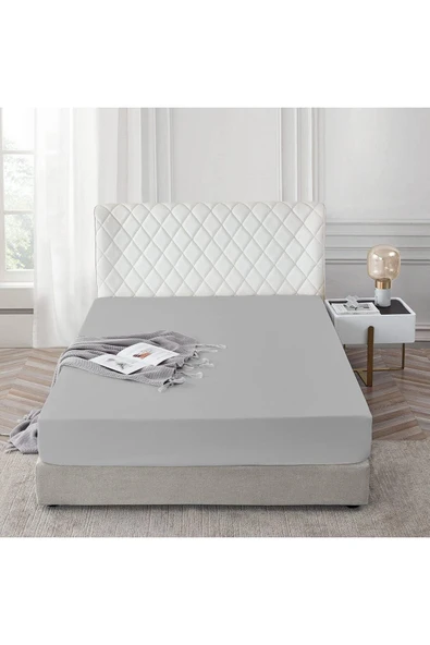 Lastikli  %100 Pamuk Penye Çarşaf Tek Kişilik ürün görseli