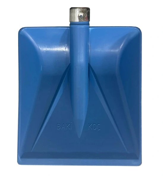 Plastik Faryap Kar Küreği Çok Amaçlı Kürek 37x33cm Metal Bilezikli (Sapsız)