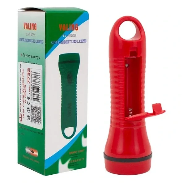 Powermaster 1 Watt Ledli Pilli El Feneri Yl-1208 - 3