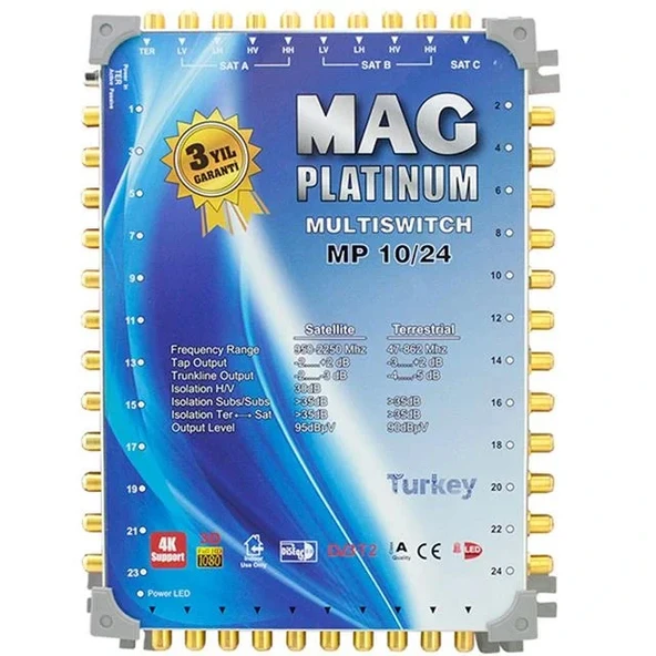 Mag Platinum 10-24 Kaskatlı Uydu Santrali