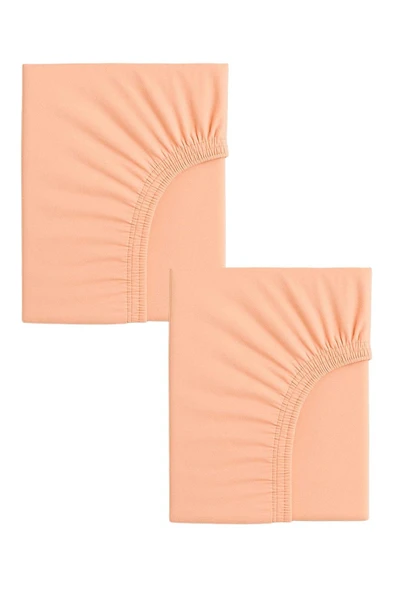 2 Adet Pamuklu ve Lastikli 60 x 120 x 15 cm Penye Bebek Çarşaf ürün görseli