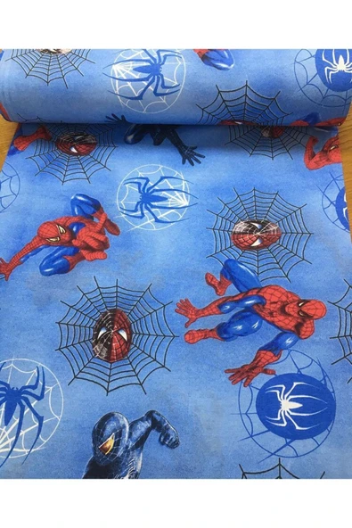 Nevresimlik, Çarşaflı, Örtülük Örümce Adam Desenli Kumaş ürün görseli