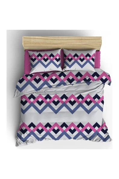 140 x 200  Yataklar İçin Çarşafı Lastikli Pamuklu Nevresim Takımı ürün görseli