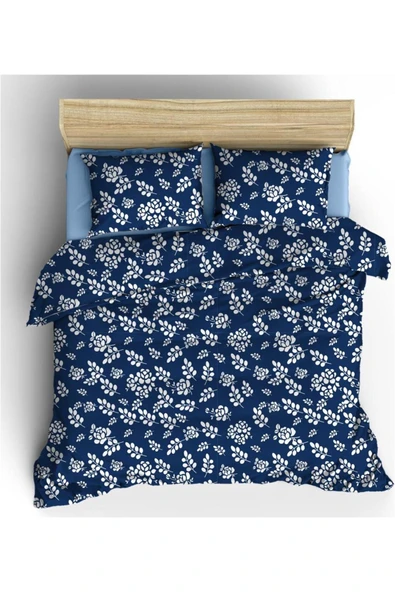 140 x 200  Yataklar İçin Çarşafı Lastikli Pamuklu Nevresim Takımı ürün görseli