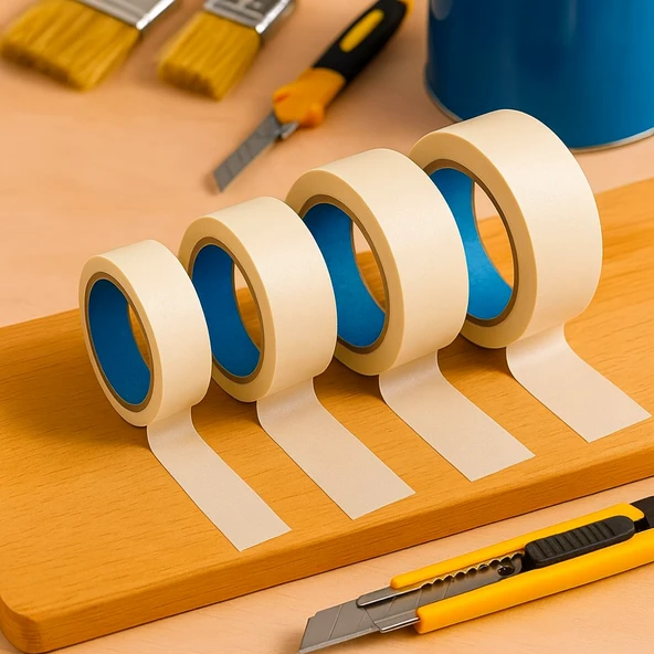 Kağıt Boya Maskeleme Bandı 38 mm Genişlik 25 Metre - 1 Adet - Resim 2